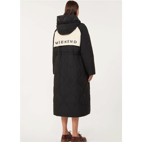 Weekend Max Mara Novak Dunfrakke, Sort